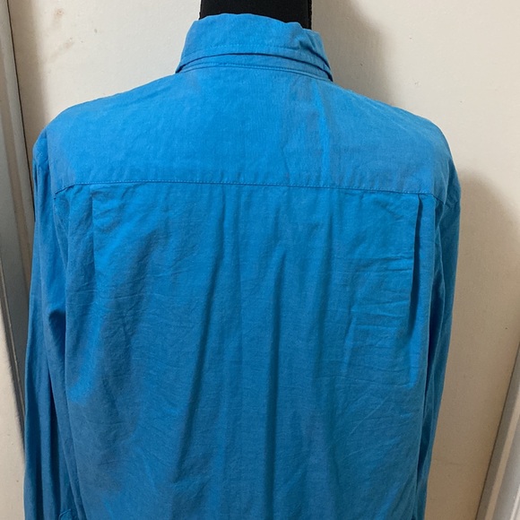 Club room | men’s | Regular slim Fit Solid Dress shirt | Large | blue - Picture 6 of 6